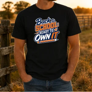 Original Back To School Ready To Own It Typography
