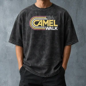 Hot Vintage '84 Camel Walk 1984 Retro Washed T-Shirt