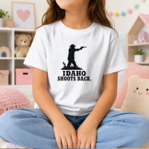 Awesome Jordan Salinas Idaho Shoots Back Kids T-Shirt