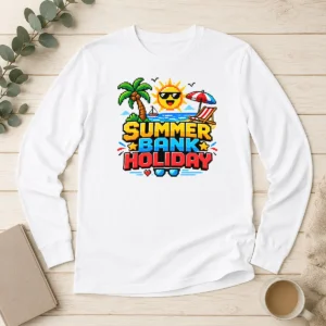 Hot Good Pixel Art Summer Bank Holiday Beach Retro Game Long Sleeve Shirt