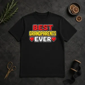Hot Good Best Grandparents Ever Pixel Heartfelt