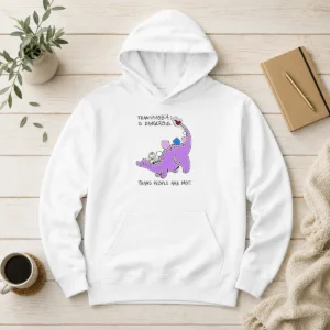 Hot Official Transphobia Is Dangerous Trans People Are Not Dinosaur Activism Equality Hoodie