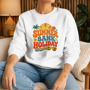 Good Retro 70s Summer Bank Holiday Flower Power Sweater