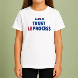 Top Nice Lebron James Philadelphia 76ers Trust The Process NBA Basketball Kids T-Shirt