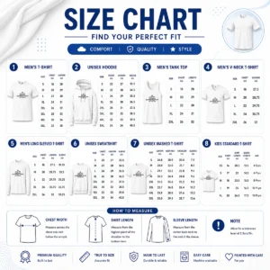 Size chart for Awesome Ye Live At Estadio Metropolitano July 30 2026 with measurements in inches and cm to help choose the right fit