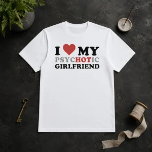 Nice Pretty I Love My Psychotic Girlfriend Sarcastic