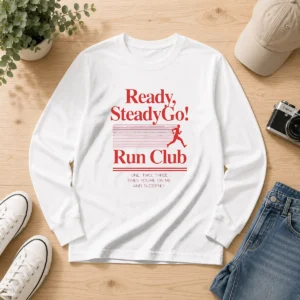 Official Ready Steadygo Run Club Running Long Sleeve Shirt