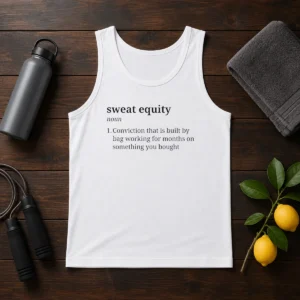 Awesome Sweat Equity Definition Business Entrepreneur Tank Top