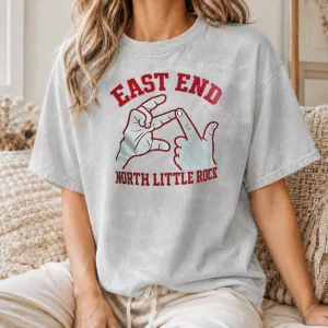 Nice Pretty East End North Little Rock Washed T-Shirt