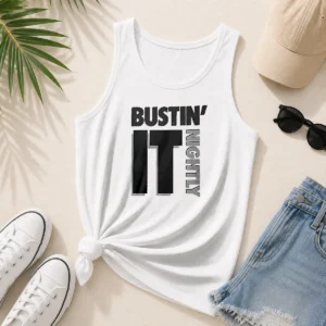 Hot Cj Mccollum Bustin It Nightly Tank Top