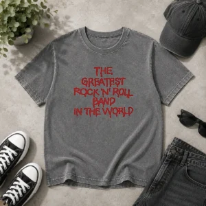 Nice The Greatest Rock 'N' Roll Band In The World Washed T-Shirt