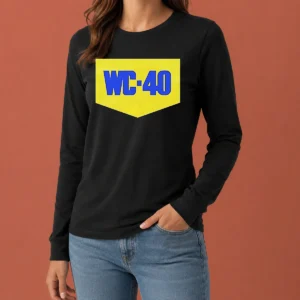 Happy Funny WC 40 Logo Parody Long Sleeve Shirt