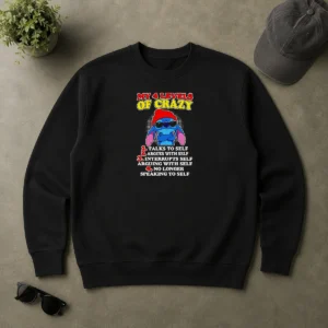 Original Stitch Lilo And Stitch My 4 Levels Of Crazy Talks To Self Argues With Self Sweater