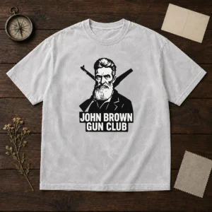 Premium John Brown Gun Club Vintage Washed T-Shirt