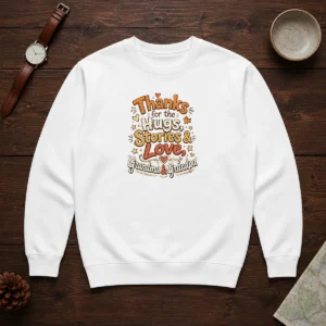 Top Grandparents Day Thank You Doodle For Family Love Shirt - Image 5
