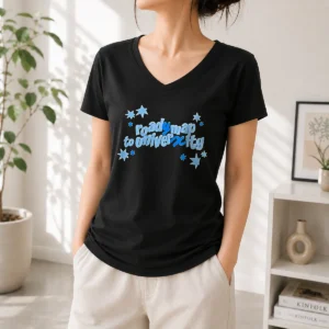 Happy Awesome Hunter Roady Map To University V-Neck Shirt