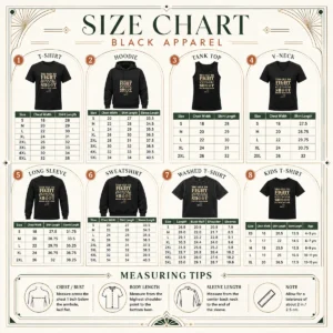Size chart for Original Too Old To Fight Too Slow To Run But I Can Still Shoot Pretty Darn Good with measurements in inches and cm to help choose the right fit