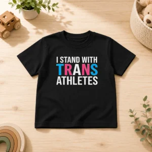 Pretty Sophie Cunningham I Stand With Trans Athletes Kids T-Shirt