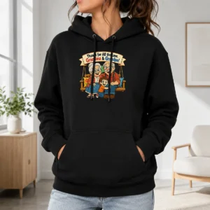 Awesome Original Grandparents Day Thank You Cartoon With Cozy Swing Hoodie