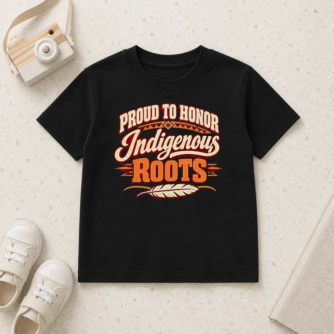 top-awesome-bold-indigenous-peoples-day-pride-statement-kids-t-shirt Top Awesome Bold Indigenous Peoples Day Pride Statement Kids T-Shirt