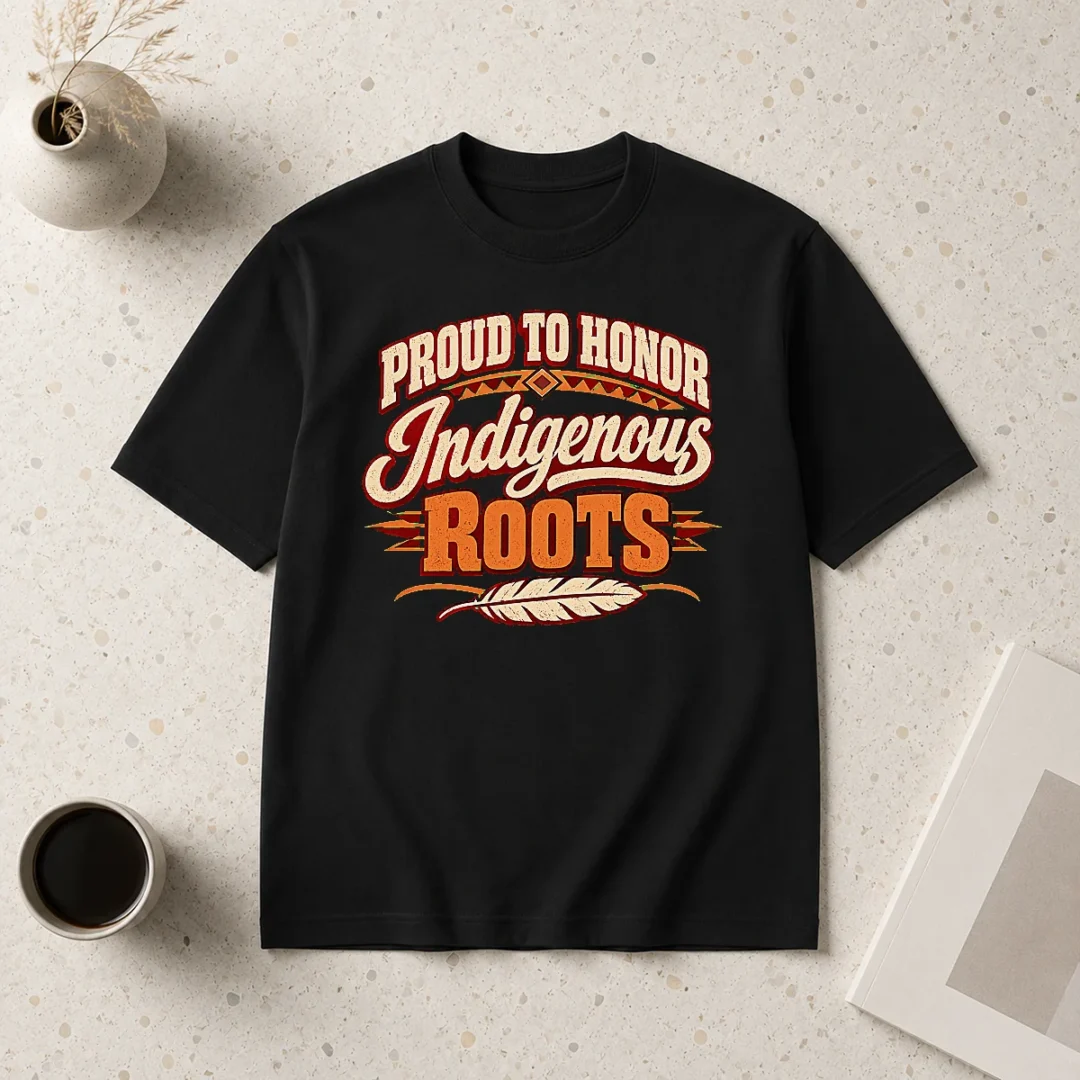 top-awesome-bold-indigenous-peoples-day-pride-statement-t-shirt Top Awesome Bold Indigenous Peoples Day Pride Statement