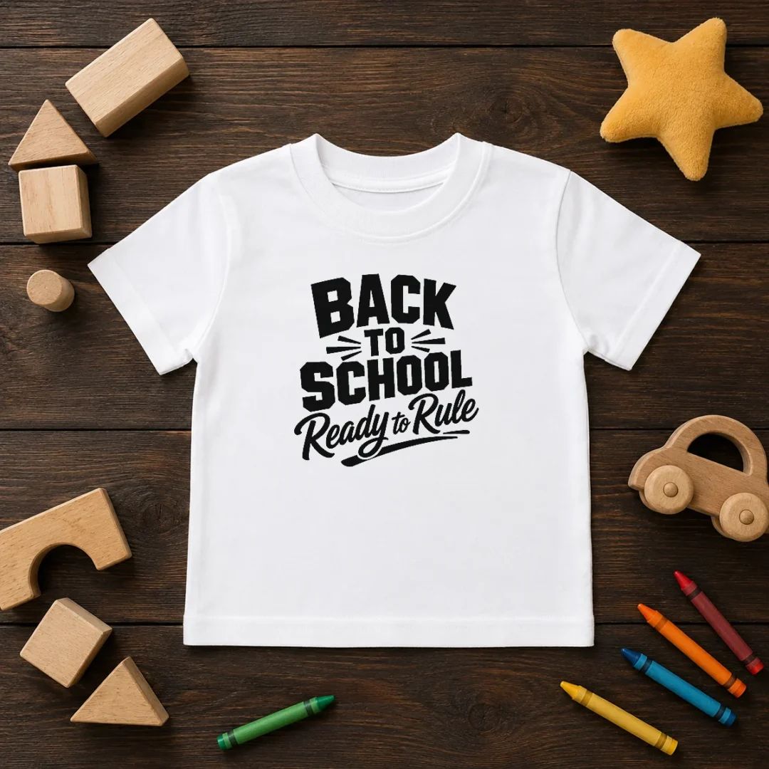 top-back-to-school-ready-to-rule-silhouette-kids-t-shirt-2 Top Back To School Ready To Rule Silhouette Kids T-Shirt