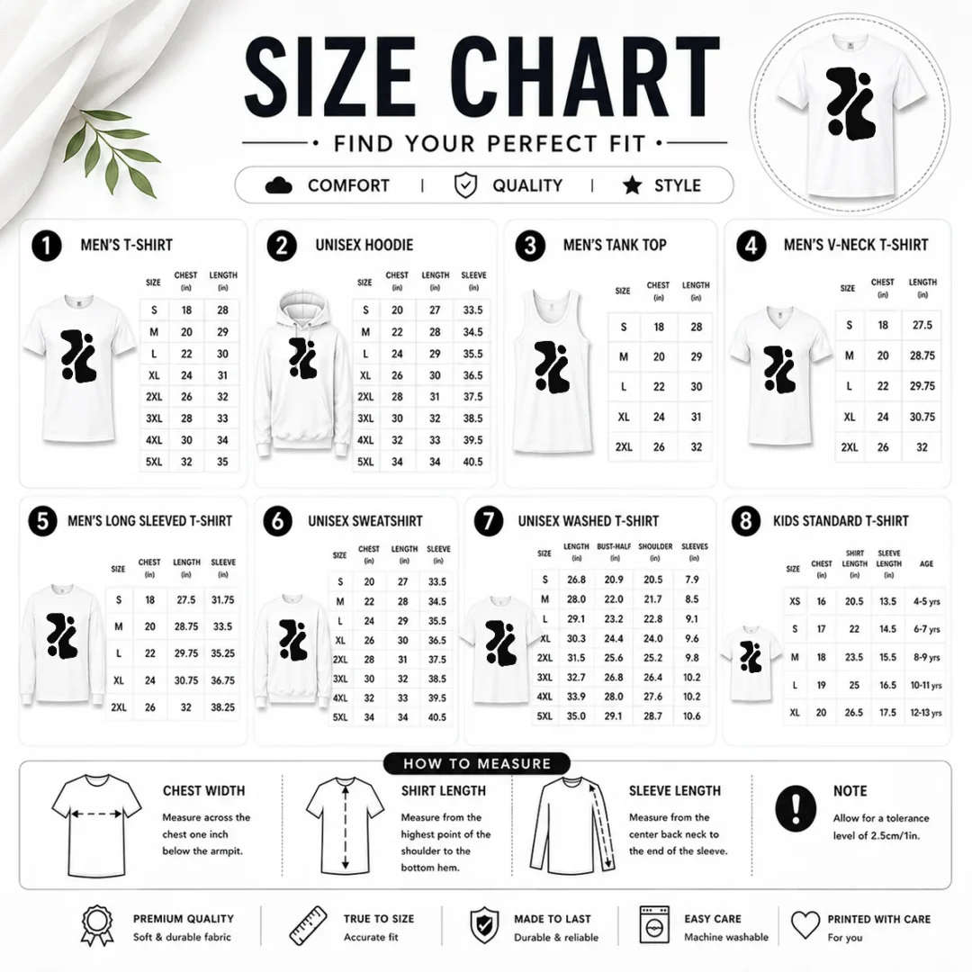 top-kumo-cloud-architecture-logo-size-chart Size chart for Top Kumo Cloud Architecture Logo with measurements in inches and cm to help choose the right fit