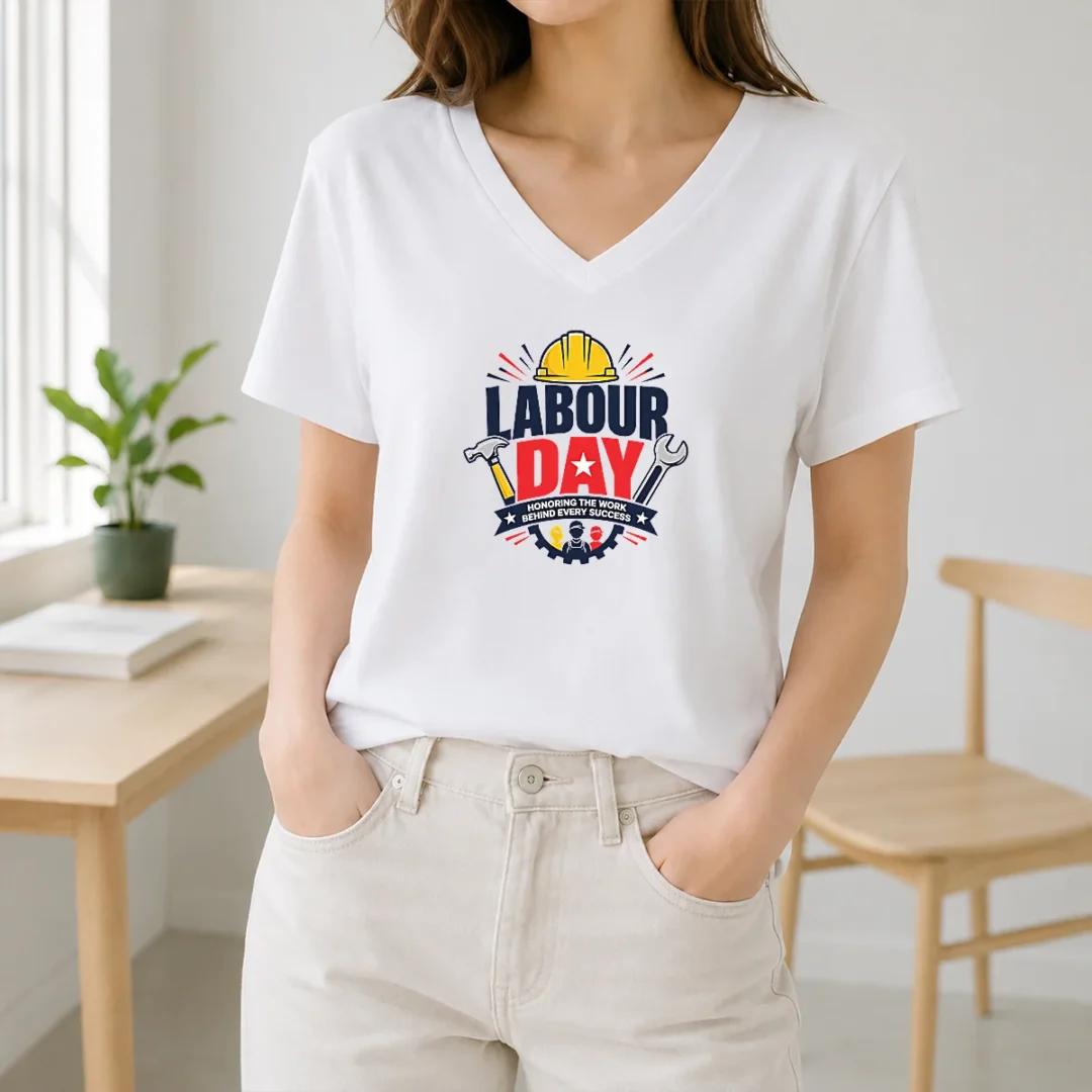 Top Labour Day Honoring Work Hard Hat Tools Workers V Neck Shirt Top Labour Day Honoring Work Hard Hat Tools Workers V-Neck Shirt