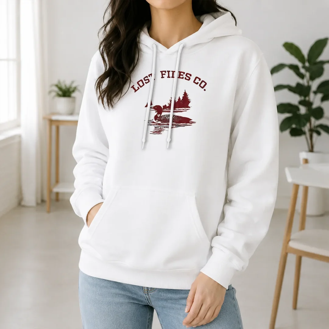 Top Loon Bird On Lake Forest Lost Files Co Hoodie Top Loon Bird On Lake Forest Lost Files Co Hoodie