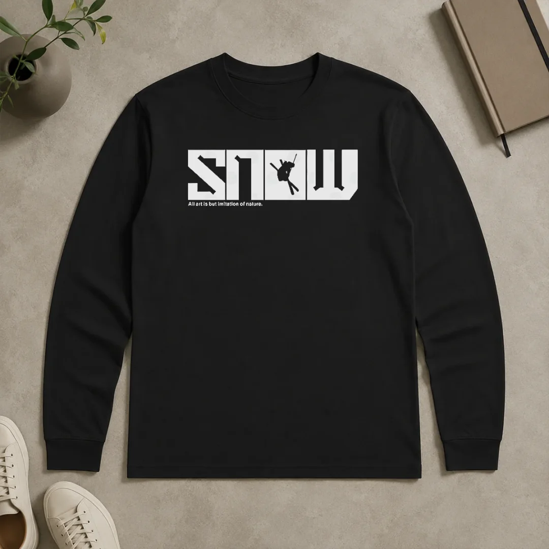 Top Official Snow Skiing All Art Is But Imitation Of Nature Long Sleeve Shirt Top Official Snow Skiing All Art Is But Imitation Of Nature Long Sleeve Shirt