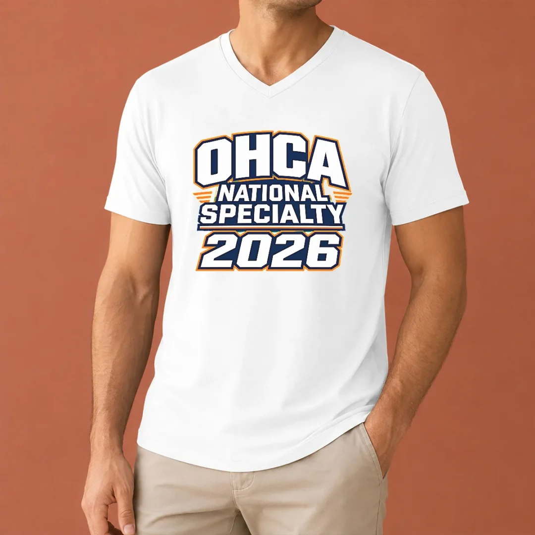 top-ohca-national-specialty-2026-typography-pride-v-neck-shirt Top OHCA National Specialty 2026 Typography Pride V-Neck Shirt