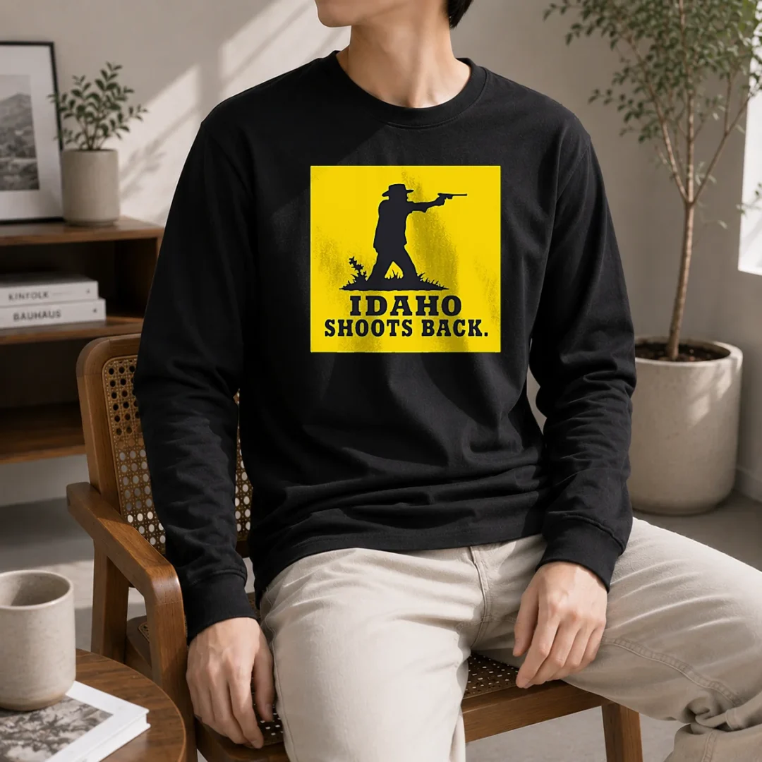 top-original-idaho-shoots-back-long-sleeve-shirt Top Original Idaho Shoots Back Long Sleeve Shirt