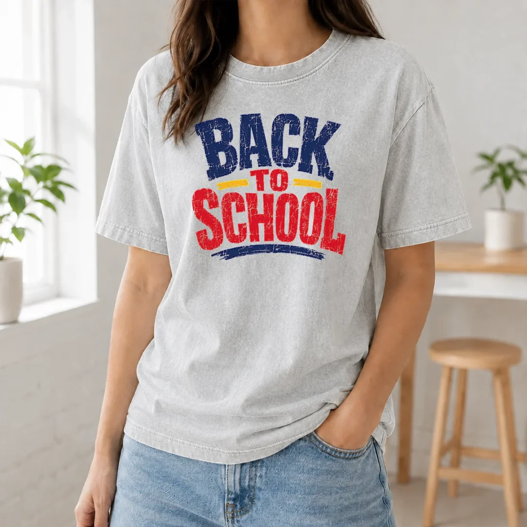 Top Pixel Art 8 Bit Back To School Backpack Globe Washed T Shirt Top Pixel Art 8 Bit Back To School Backpack Globe Washed T-Shirt