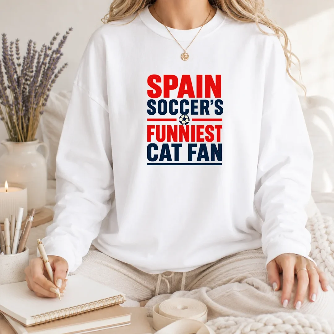 top-spain-soccer-cat-meme-funny-minimalist-long-sleeve-shirt Top Spain Soccer Cat Meme Funny Minimalist Long Sleeve Shirt