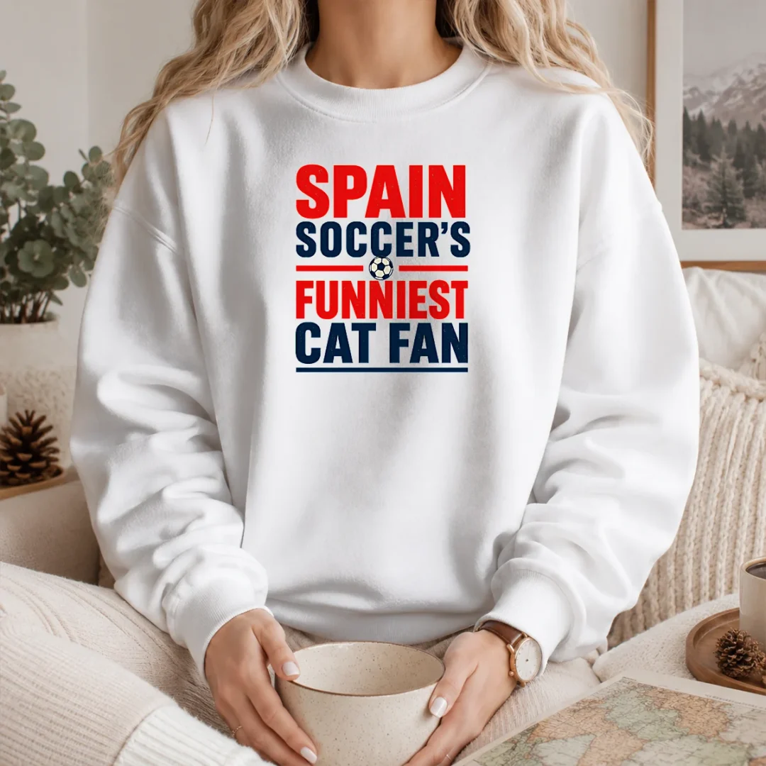 top-spain-soccer-cat-meme-funny-minimalist-sweater Top Spain Soccer Cat Meme Funny Minimalist Sweater