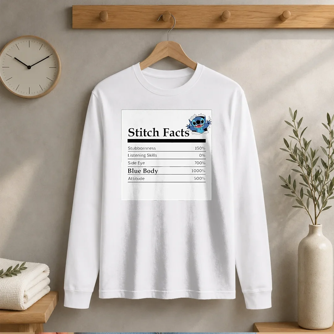 top-stitch-facts-stubbornness-listening-skills-side-eye-blue-body-attitude-long-sleeve-shirt Top Stitch Facts Stubbornness Listening Skills Side Eye Blue Body Attitude Long Sleeve Shirt