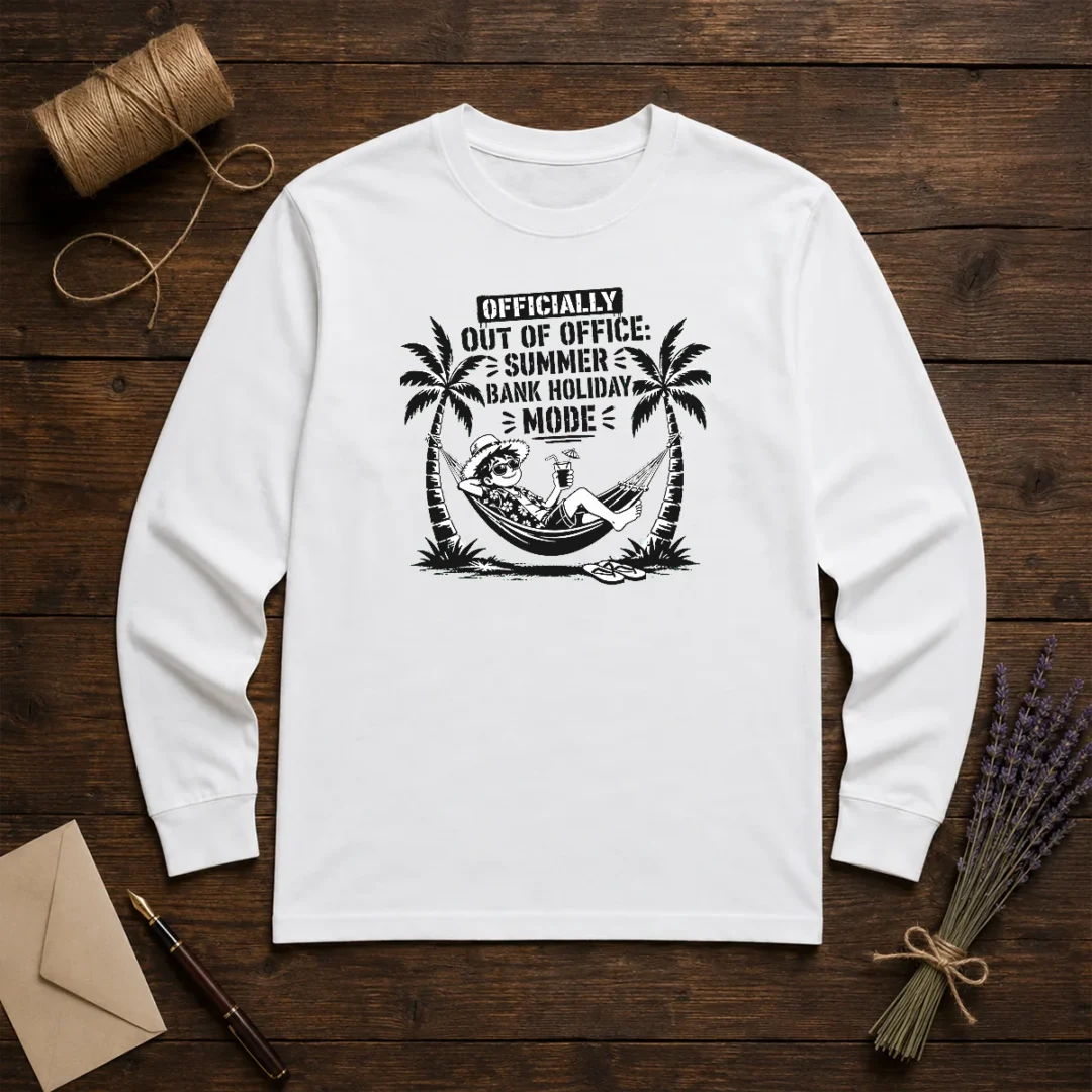 top-summer-bank-holiday-stencil-for-relaxed-vibes-long-sleeve-shirt Top Summer Bank Holiday Stencil For Relaxed Vibes Long Sleeve Shirt
