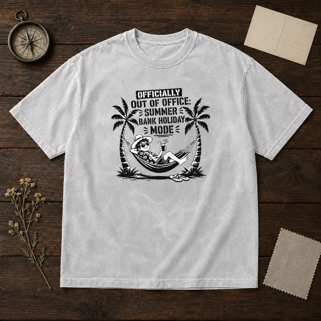 top-summer-bank-holiday-stencil-for-relaxed-vibes-washed-t-shirt Top Summer Bank Holiday Stencil For Relaxed Vibes Washed T-Shirt
