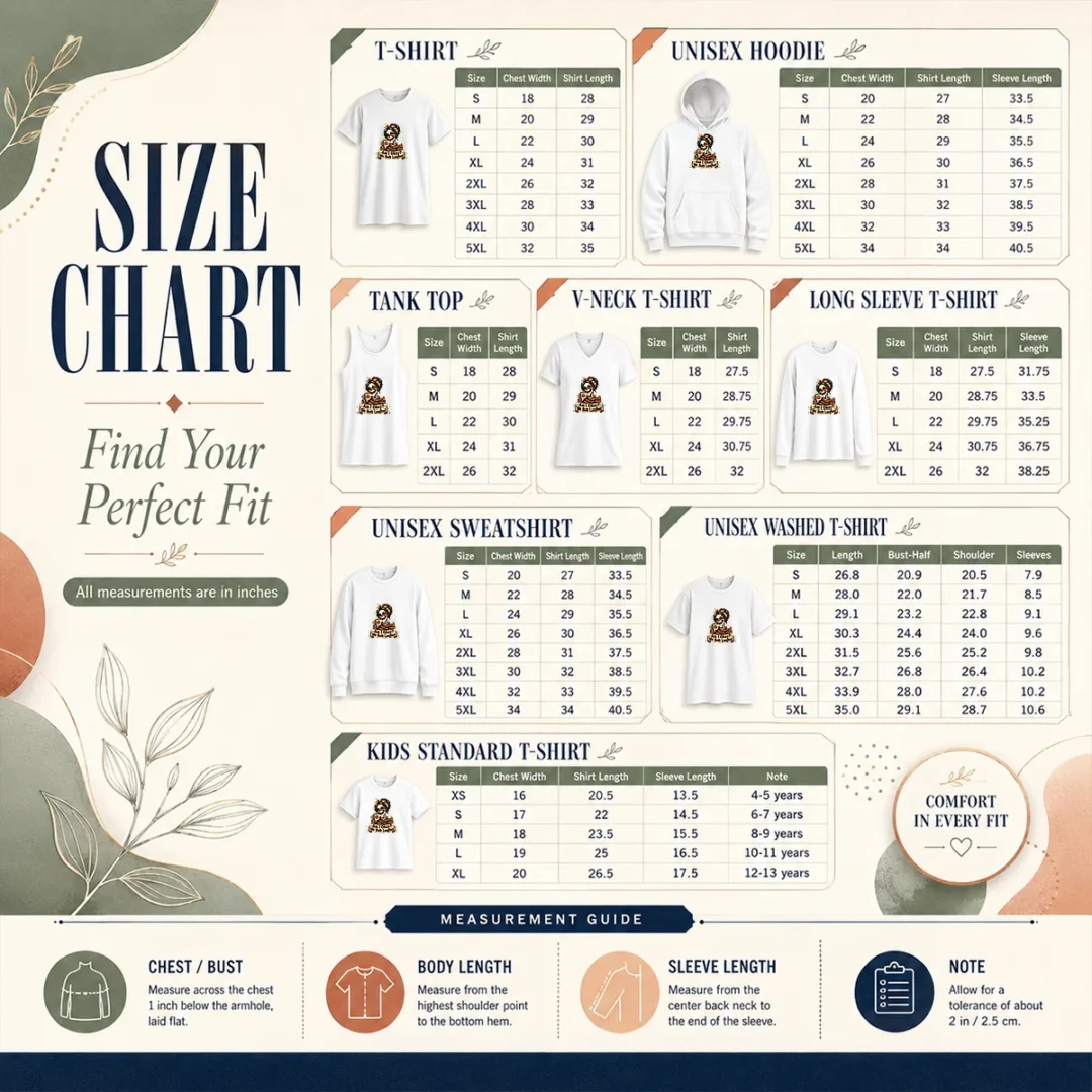 top-vintage-funny-halloween-skeleton-girl-coffee-size-chart Size chart for Top Vintage Funny Halloween Skeleton Girl Coffee with measurements in inches and cm to help choose the right fit