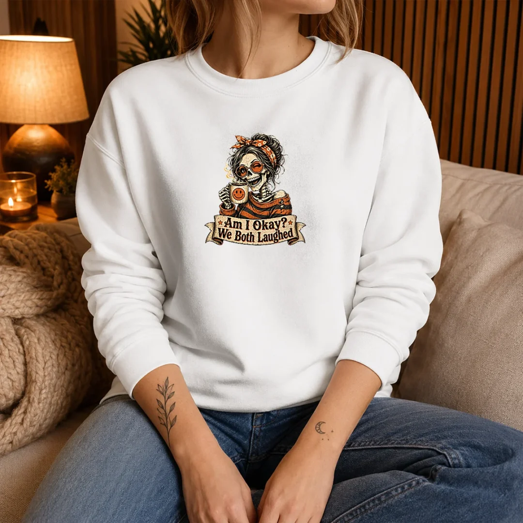 top-vintage-funny-halloween-skeleton-girl-coffee-sweater Top Vintage Funny Halloween Skeleton Girl Coffee Sweater