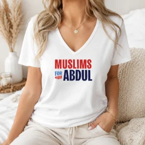 Official Pretty Muslims For Abdul 2026 V-Neck Shirt