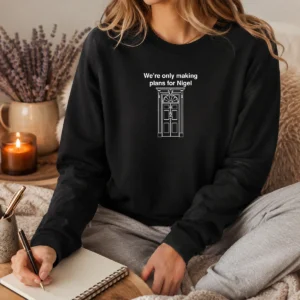 Official We'Re Only Making Plans For Nigel 10 Downing Street Long Sleeve Shirt
