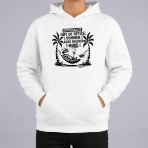 Original Pretty Summer Bank Holiday Stencil For Relaxed Vibes Hoodie