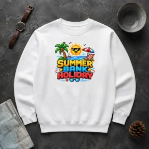 Pretty Nice Pixel Art Summer Bank Holiday Beach Retro Game Sweater