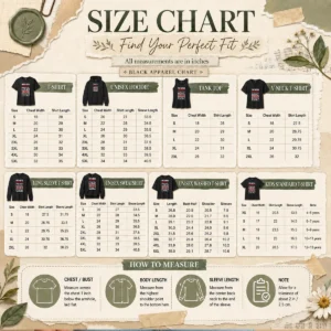 Size chart for Top Awesome When Corrupt Politicians Star Going To Jail We Can Start Trusting Government Again with measurements in inches and cm to help choose the right fit