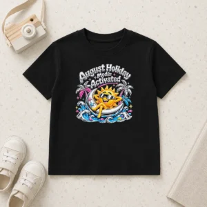 Good Official August Holiday Y2K For Summer Vibes Kids T-Shirt