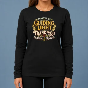 Awesome Grandparents Day Gratitude Typography For Family Love Long Sleeve Shirt in soft fabric with clear print