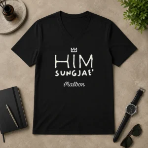 Hot Pretty Sungjae Im Blue Malbon Golf HIM Sungjae V-Neck Shirt
