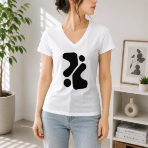 Top Kumo Cloud Architecture Logo V-Neck Shirt