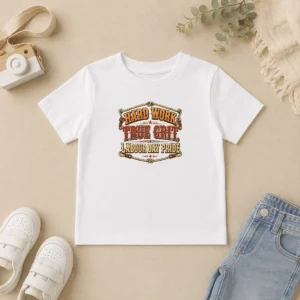 Nice Hot Labour Day Western Pride Vintage Saloon Kids T-Shirt